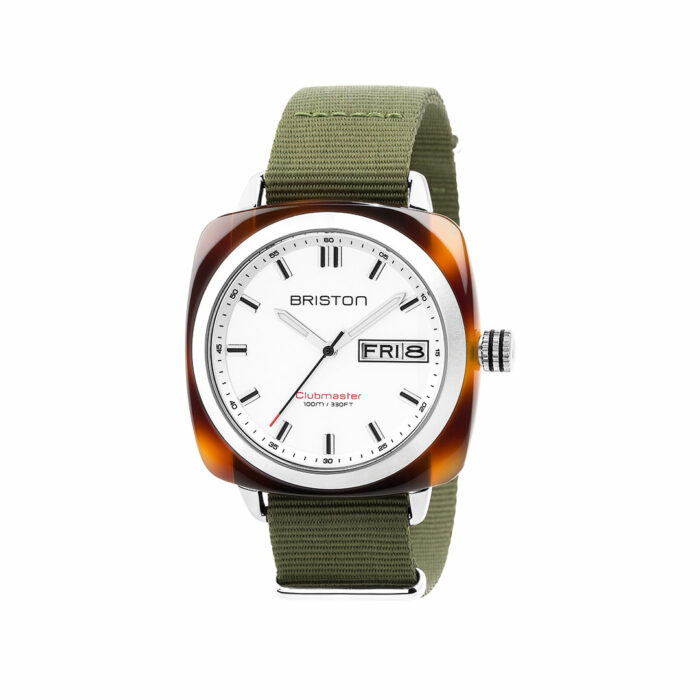 Reloj Briston Day Date Blanco Verde