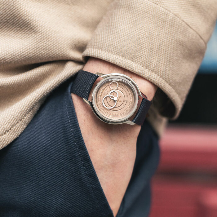 Reloj Beaubleu Seconde Française 20.24 Salmón - Imagen 3