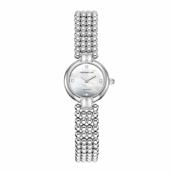 Reloj Herbelin Perlas Nácar Diamantes