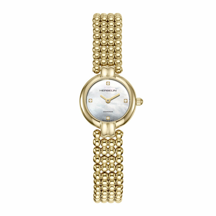 Reloj Herbelin Perlas Oro & Diamantes