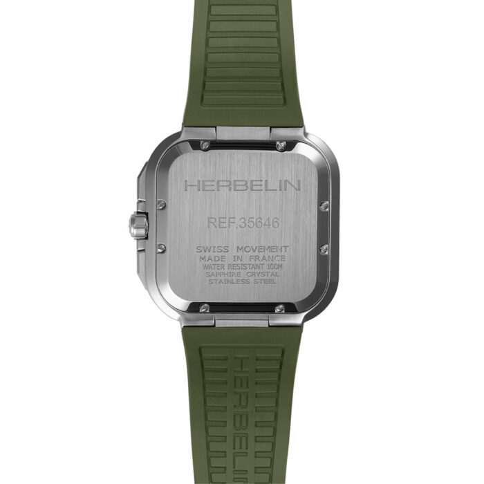Reloj Herbelin Cap Camarat Square Cronógrafo Verde - Imagen 2