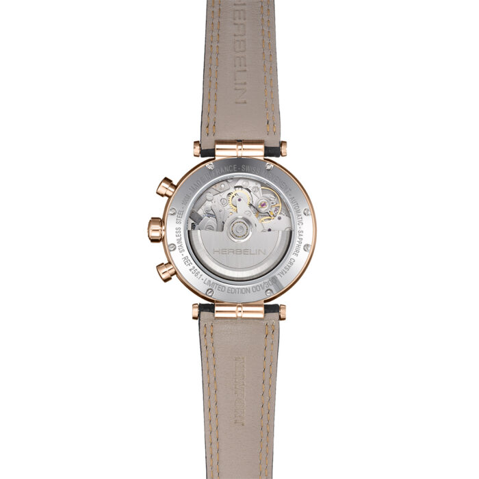 Reloj Herbelin Newport Héritage Cronógrafo Automático 256TRCN14 - Imagen 4