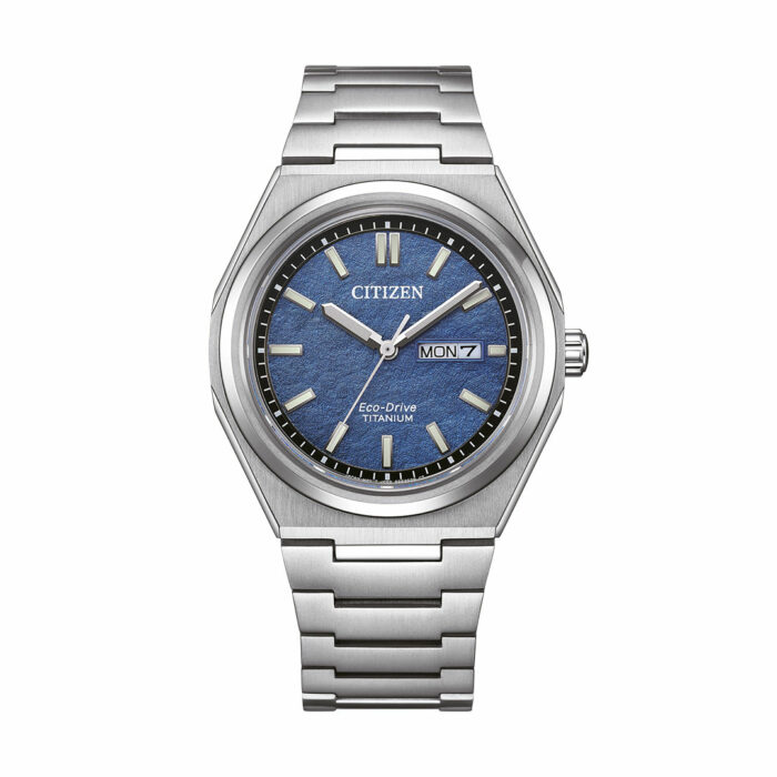 Reloj Citizen Super Titanium Date Azul AW0130-85L