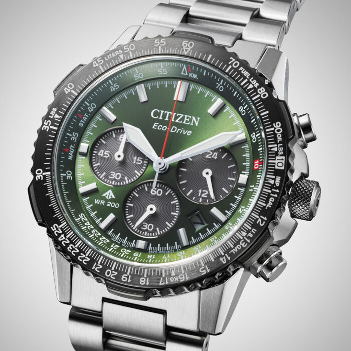 Reloj Citizen Promaster Sky Chrono Verde CA4664-60W - Imagen 5