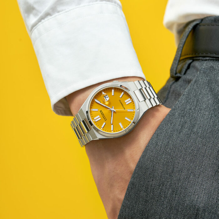 Reloj Citizen Tsuyosa Amarillo NJ0150-81Z - Imagen 2