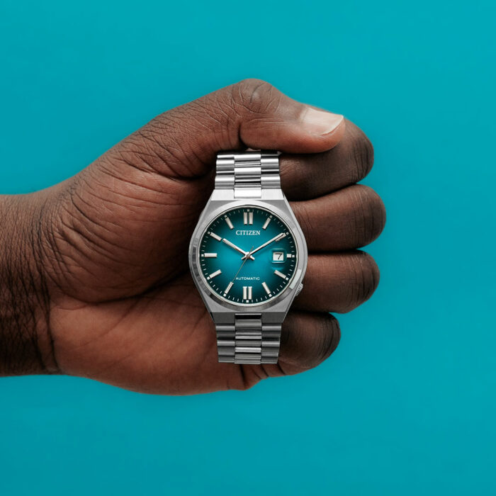 Reloj Citizen Tsuyosa Teal Blue Automático NJ0151-88X - Imagen 6
