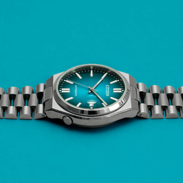 Reloj Citizen Tsuyosa Teal Blue Automático NJ0151-88X - Imagen 5