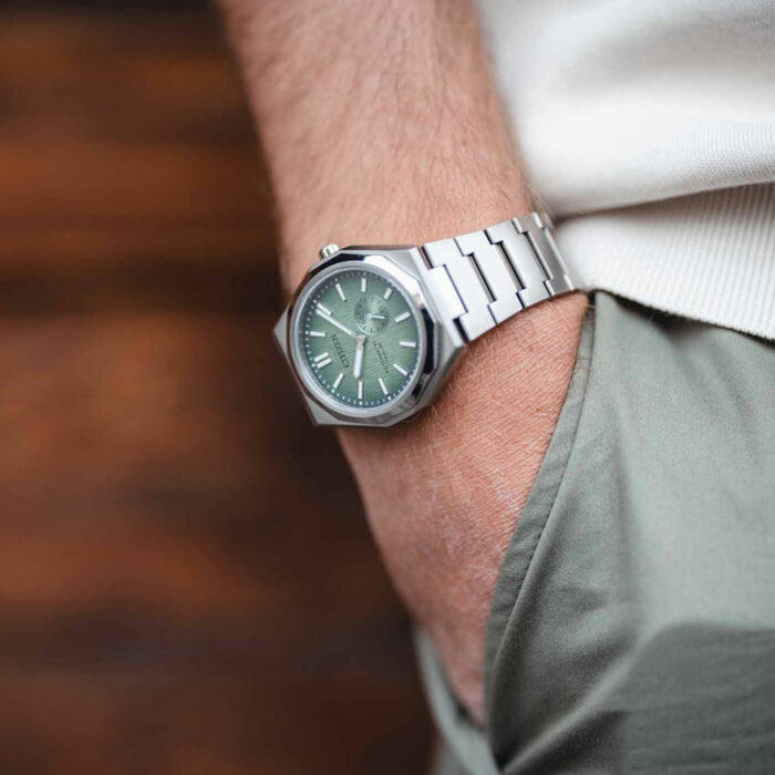 Reloj Citizen Zenshin 60 Super Titanium Verde NK5020-58X - Imagen 5