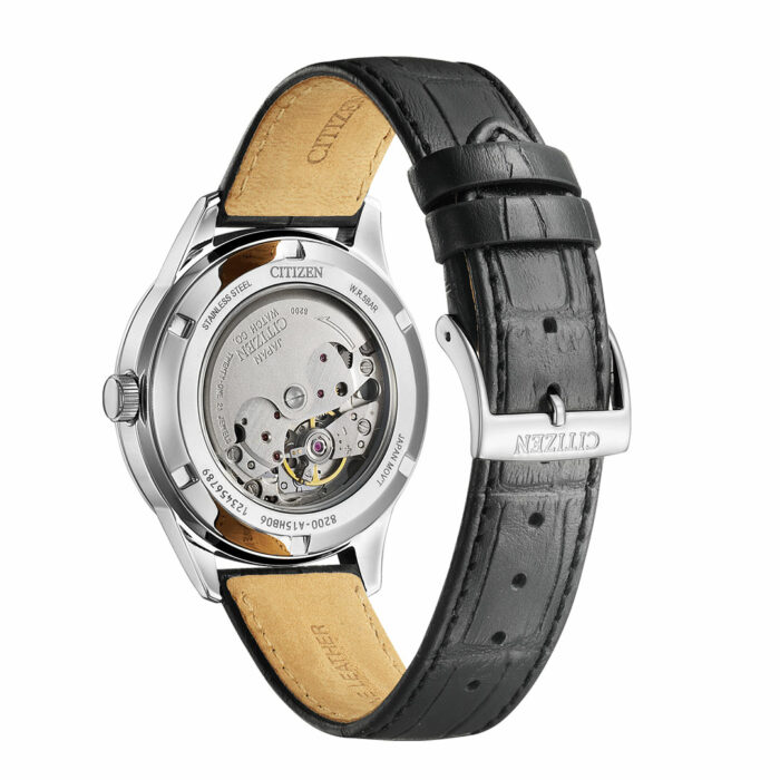 Reloj Citizen Platform Mechanical Piel Negro NY4058-01E - Imagen 3