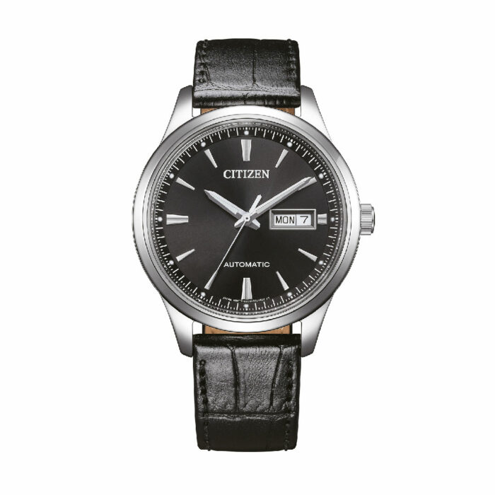 Reloj Citizen Platform Mechanical Piel Negro NY4058-01E