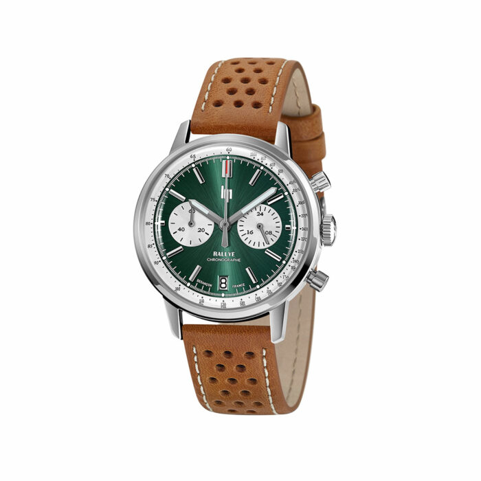 Reloj Lip Rallye Meca Cuarzo Esfera Verde 39mm