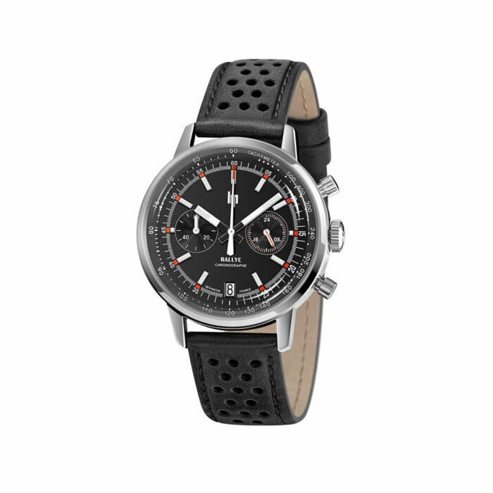Reloj Lip Rallye Cuarzo Esfera Negra 39mm