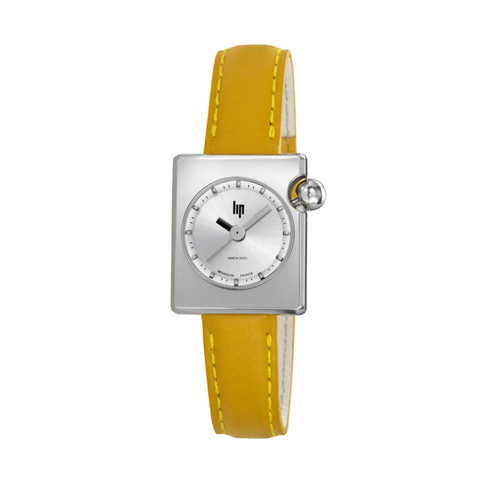 Reloj Lip Mach 2000 Mini Square Amarillo 671668