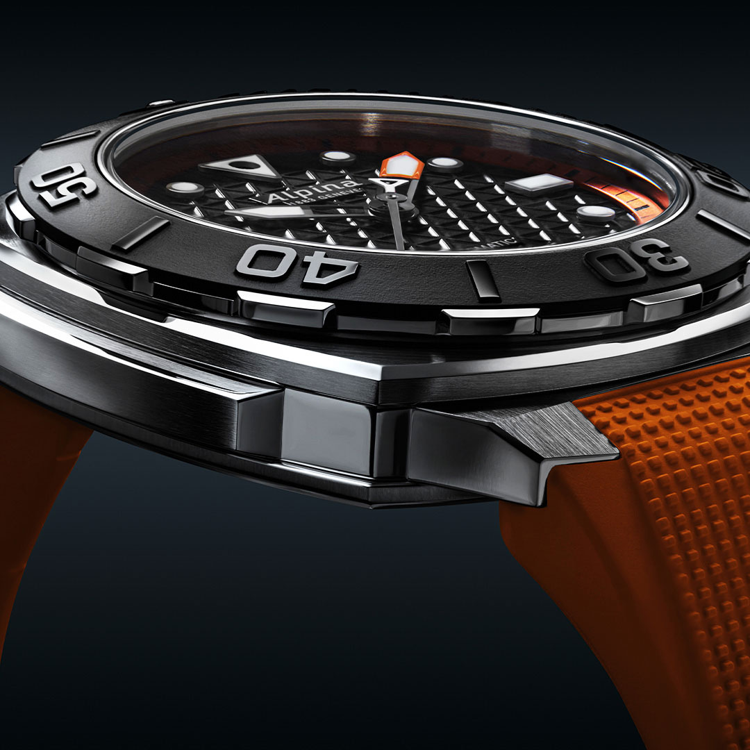 Reloj Alpina Seastrong Diver Extreme Naranja AL-525BO3VE6 - Imagen 5