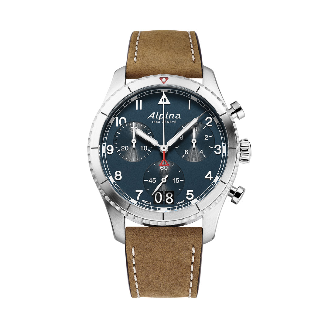 Reloj Alpina Pilot Cronógrafo Big Date AL-372NW4S26