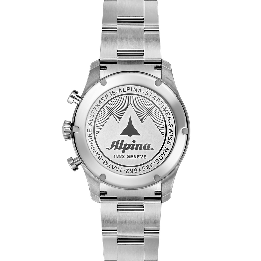 Reloj Alpina Pilot Cronógrafo Big Date AL-372BW4S26B - Imagen 2