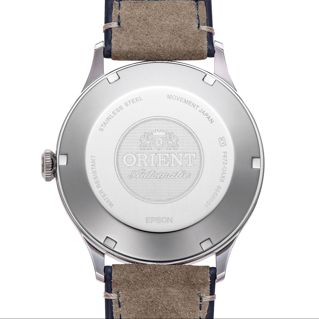Reloj Orient Bambino Esfera Negra Cuero RA-AC0P02L - Imagen 2