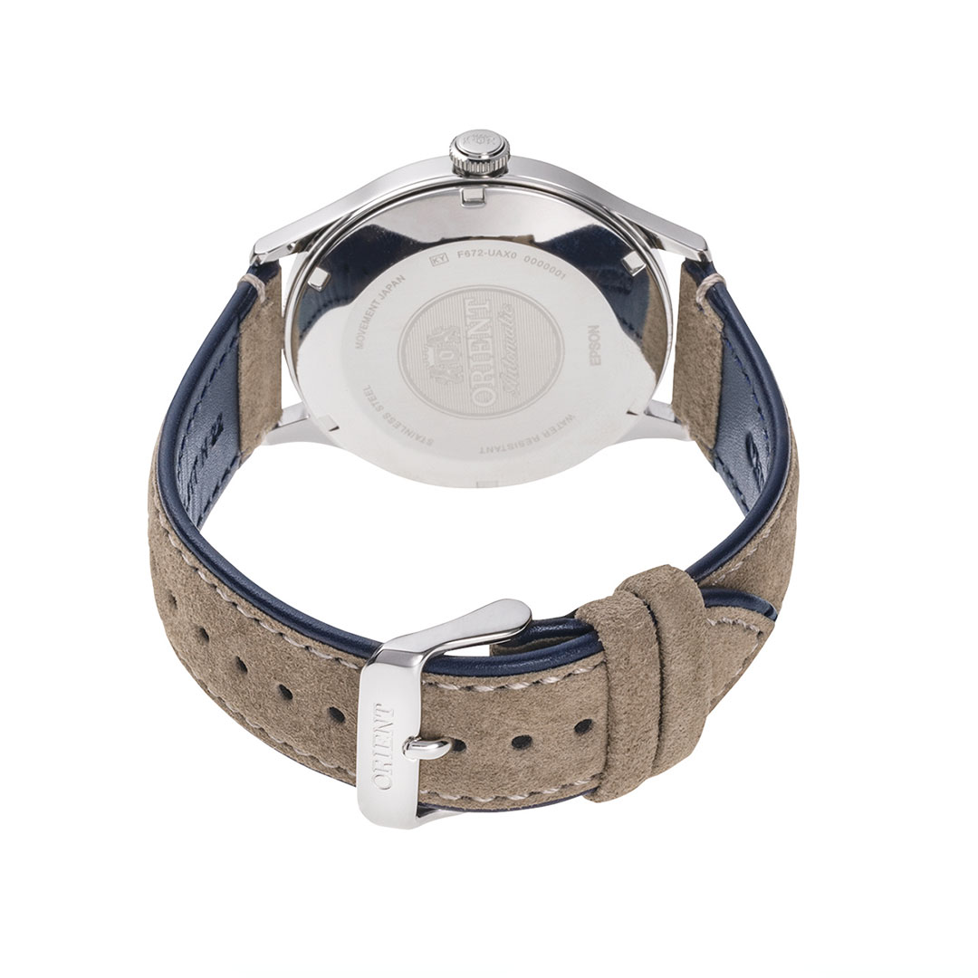 Reloj Orient Bambino Esfera Negra Cuero RA-AC0P02L - Imagen 3