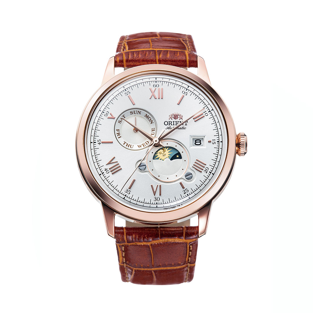 Reloj Orient Bambino Sun & Moon RA-AK0801S