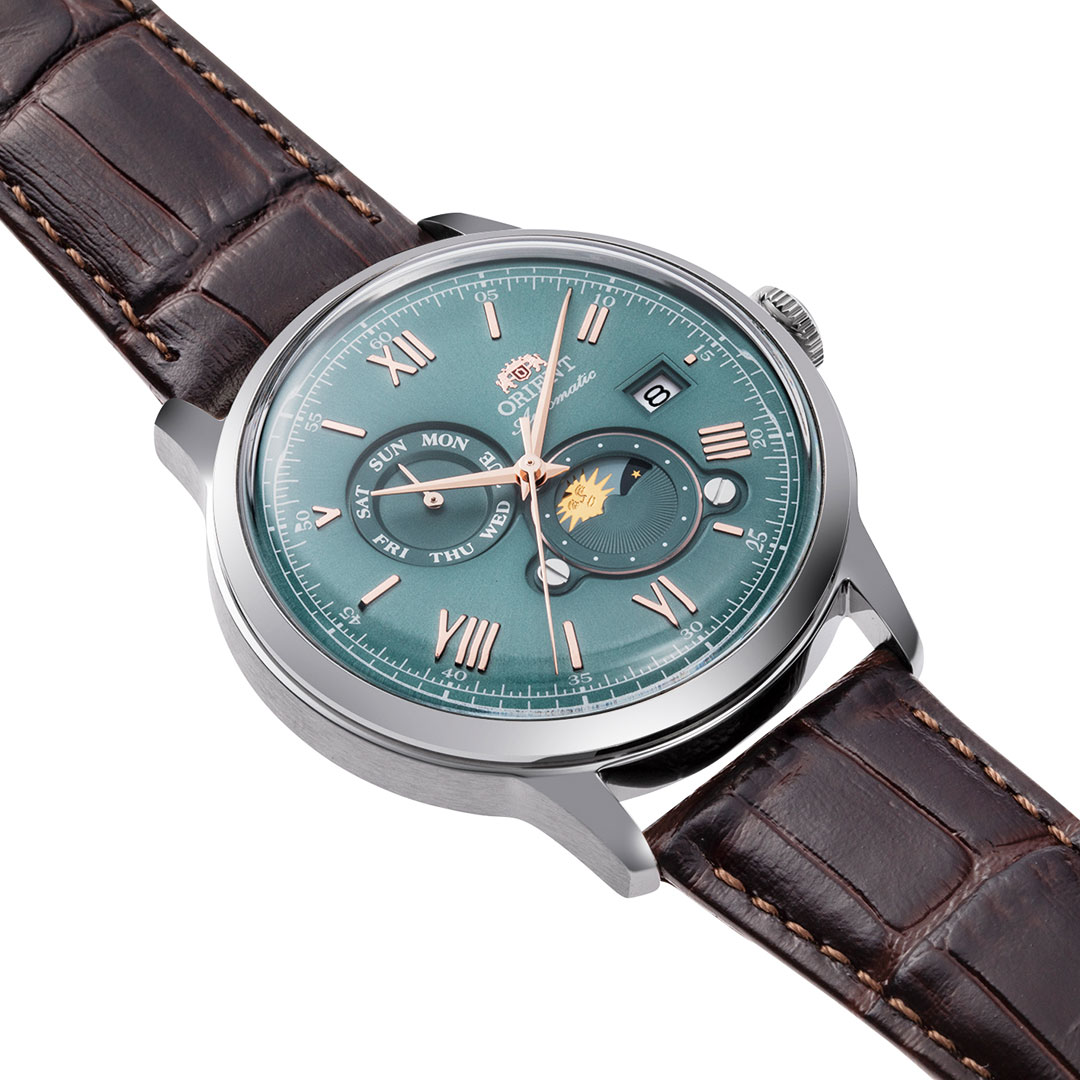 Reloj Orient Bambino Sun & Moon RA-AK0805E - Imagen 2