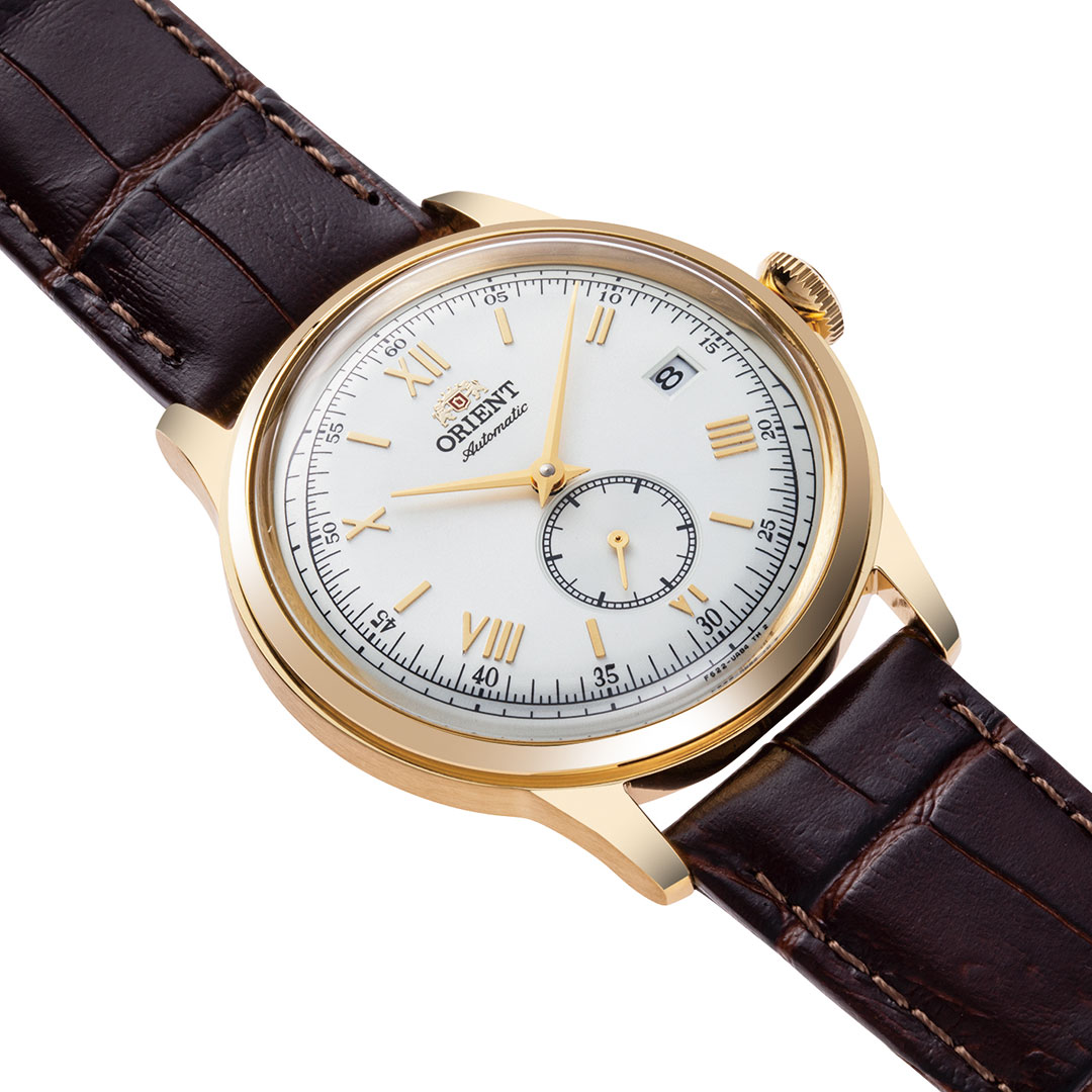 Reloj Orient Bambino Segundero Pequeño Esfera Dorada RA-AP0106S - Imagen 2